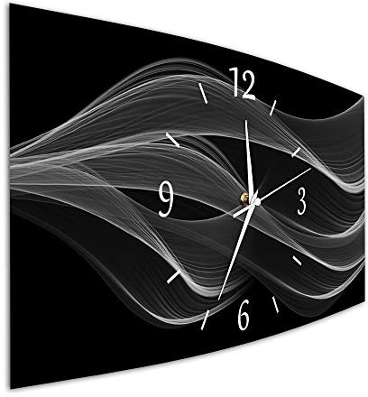 Bilder-Manufaktur BM Funk Quarz Quarzwanduhr Wanduhr Funkwanduhr Funkwanduhren Funkuhr Funkuhren kein Ticken lautlos geräuschlos leise ohne Tickgeräusche groß XXL MF6-9586-1WZ-funk