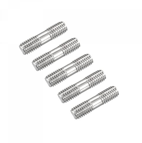 sourcing map Viti a doppia estremità (M8, filettatura 30 mm di lunghezza), 5 pezzi, in acciaio inox 304, a doppia filettatura, per manutenzione della casa