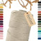 BooGardi Makramee Garn · viele Farben · Sand 3mm x 200m · 3mm oder 5mm · Wollgarn · kreatives knüpfen weben Stricken · DIY Boho Garn