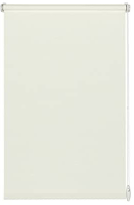 YOURSOL EasyFix Rollo Tone in Weiß Natur, 100 x 150 cm, Rollo Ohne Bohren, Klemmfix Rollo, 75% Blickdicht und lichtdurchlässig