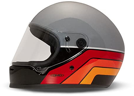 DMD Rivale Retro Blade Motorradhelm Integralhelm Fiberglas, L