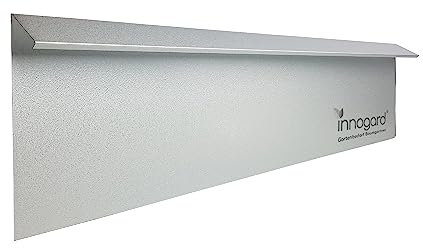 innogard 6028-002 – Schneckenzaun Typ 2 – Metall feuerverzinkt – Seitenteil 25 x 0,05 cm, 1 Stück – Länge 1 m
