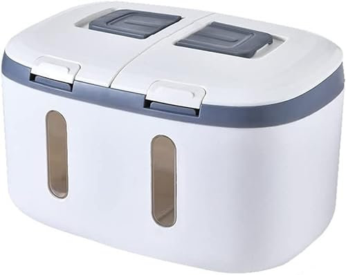 Müsli-Vorratsbehälter-Spender, Küchenbehälter, insektensichere Brotdose, kornversiegelter Haushaltsvorratsbehälter, Aufbewahrungsbox for Hundefutter for Haustiere (Color : D, Size : 40 * 27 * 22.5cm)