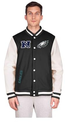New Era Philadelphia Eagles NFL 2023 Sideline Black White Jacke - XL
