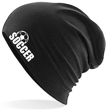 Huuraa Beanie Soccer Ball Geschenk Black Soccer Präsent