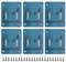 Namvo 6PCS Drill Holders Power Tool Storage for Makita 18V 14.4V Cordless Tool Power Tool Base Clip Suspension Bracket