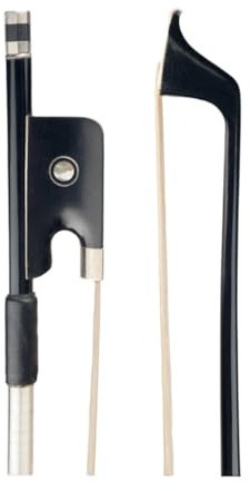 Cellobogen in 4/4-Größe, Carbonfaser-Bogen, Cello-Bogen in voller Größe, echtes Rosshaar, Ebenholz, perfekte Leistung, schnelle Reaktion