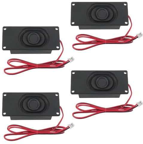 HUAREW Speaker 3 Watt 8 Ohm Loudspeaker 3w 8ohm JST-PH2.0 Interface for Arduino Motherboard Electronic DIY Projects and LCD TV Monitors(4 PCS)