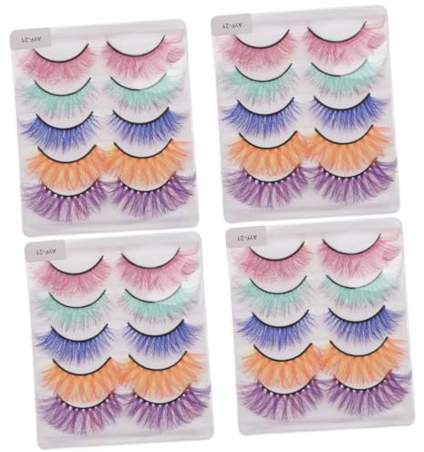 Didiseaon 20paires Faux Réutilisables De Pour Maquillage Cosplay Événements Spéciaux