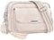 NEWIROVE Crossbody Bag Damen Leder Umhängetasche Damen Mittelgroß Handtasche Schwarz mit Breitem Gurt Verstelbaar Schultertasche Damen Mit Fransen Für den Einkauf Auf Reisen Casual，Beige