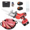 Scie de boucher électrique pour viande et os – Scie alternative en acier inoxydable avec 2 piles + 3 lames de scie, pour steak, cuisses de poulet, côtelettes de porc, arêtes de poisson