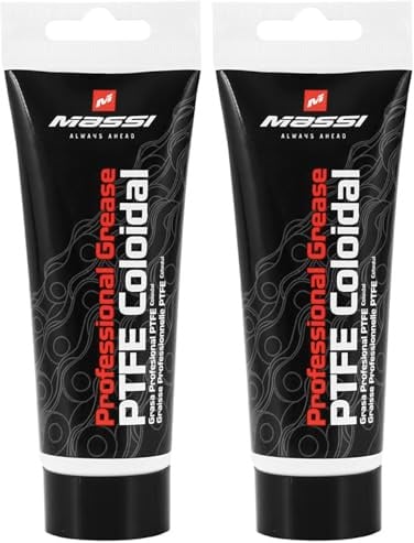 Massi PTF Graisse Professionnelle PTFE pour vélo Blanc 100 g (Lot de 2)