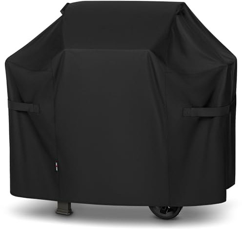 Unicook 7138 Grill BBQ Cover 121 CM, Heavy Duty Waterproof Barbecue Cover, Resistant Oxford Fabric, Compatible for Weber Spirit Il 200 and Spirit 200 Series, 2 Burner Gas Grills and More