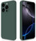 GiiYoon Coque pour iPhone 16 Pro Max Case en Silicone, Etui de Protection Antichoc Etui Housse Silicone Ultra-Mince avec Couche Intérieure en Fibre et Protection pour Caméra, Vert