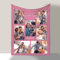 Rainsar Personalisierte Decke, Fotodecke 127x150 mit Eigenem Foto, Kuscheldecke Personalisiert, Decke Selber Gestalten, Personalisierte Geschenke Frauen für Geburtstag Weihnachten Hochzeit Jahrestag