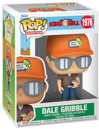 Funko POP! TV: King of the Hill - Dale Gribble | Offizielles Cartoon/Animation Merch - Vinyl Sammelfigur als Regal Deko - Geschenkidee zum Geburtstag für Fans und Sammler