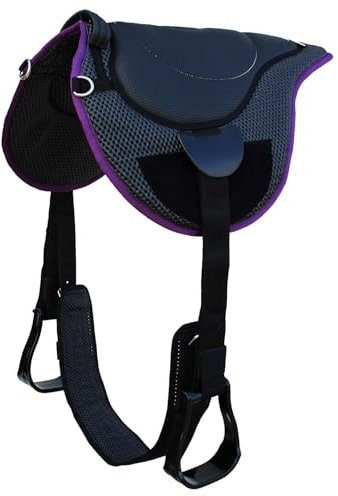 CHALLENGER Horse Western Trail 39TS03PR Schabracke, Neopren, gepolstert, rutschfest, ohne Rücken, Violett