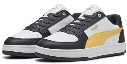 PUMA Erwachsene Caven 2.0 Sneakers 45, New Navy Sunny Yellow White Blue