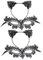 GALPADA Halbe Mit Kopfband Spitzenmasken Kostümzubehör Für Halloween Partys Bälle Und Maskeraden Kopfband + Blumenmuster