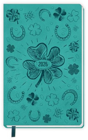 TRÖTSCH - Taschenkalender A6 Soft Touch Glück 2026: Soft Touch Terminkalender