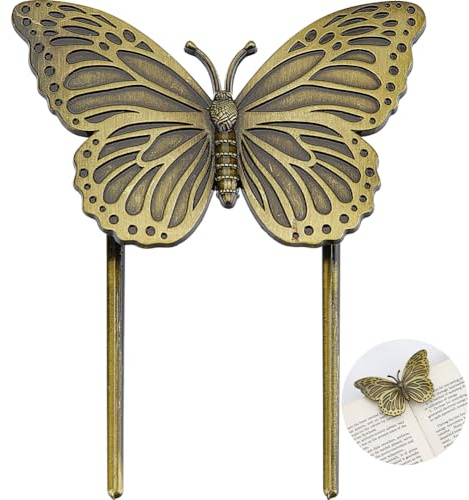 craspire Lesezeichen Im Vintage Stil Mit Schmetterlingsmotiv Aus Metall In Antik Bronze Geben Sie Ihren Händen Die Hand Seitenhalter Für Tagebücher Und Bücher