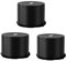 Lyreh 3pcs Portable Golf Ball Cleaner, 1.97x1.57in Magnetic Golf Ball Cleaning Tool Compact Cleaner Washer Sports Supplies for Men Women On-Course Use (Black)