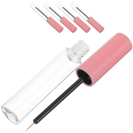 Garneck 10 Ml Leere Eyeliner Tuben Mit Applikator Kunststofffläschchen Für Selbstgemacht Kosmetik Wiederverwendbarer Behälter Für Reisen Lipgloss Wimperncreme