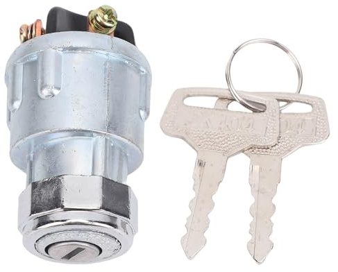 Interruptor Encendido Universal 4 Posiciones JK404 para Vehículos | Interruptor de arranque JK404 con llave, cuatro posiciones y cableado sencillo para vehículos y maquinaria