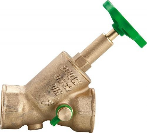 Schlösser Schrägsitzventil stopfbuchslos m.Entleerung DN20