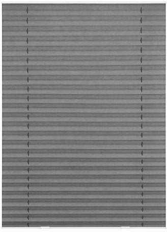 Dachfenster Plissee Haftfix, ohne Bohren - Grau 36,3 x 60 cm
