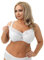 Selente sbh02 Reggiseno per Allattamento in Pizzo (Made in EU) con Pratica Chiusura a Clip, Bianco Sfoderato Pizzo, 4F