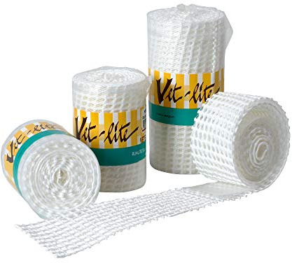 KRUUSE Vet-Lite Verband für die Reiseapotheke, Tierzubehör (verformbarer Verband, Verbandsmaterial für Katzen, Pferde etc mit geringem Gewicht, stabiles Katzen Zubehör, Hundezubehör, 7,5 cm x 1,8 m)