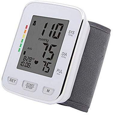 CURAmed Handgelenk-Blutdruckmessgerät, vollautomatische oszillometrische Messmethode, Warnanzeige bei Herzrhythmusstörungen