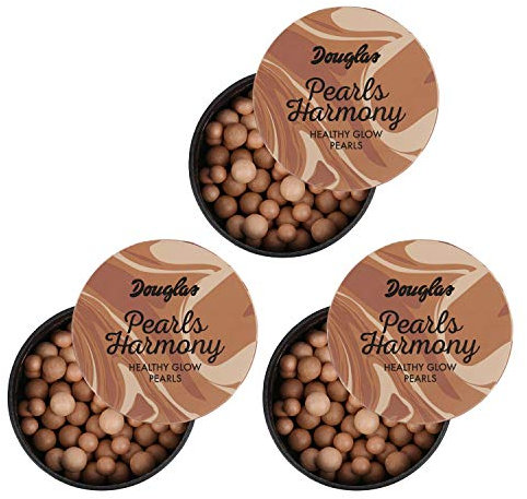 3x Douglas Make-up 983173 Teint Bronzer Pearls Harm Healthy glow 20 g Set