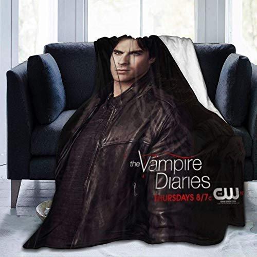 xcvgcxcvasda Die Vampire Diaries Soft- und Warmwurfdecke Ultraweiche Micro-Fleece-Decke