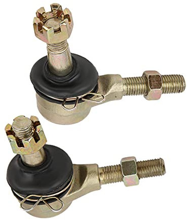 Aramox Juego de rótula de barra de acoplamiento, par M10 de repuesto de extremo de barra de acoplamiento de rótula para 50Cc 70Cc 90Cc 110Cc 125Cc 150Cc 200Cc 250Cc ATV