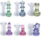 Kemelo - Molde de Resina epoxi para ajedrez Internacional de 6 Piezas, Molde de Silicona para Piezas de ajedrez Artesanal DIY, moldes de Resina, Transparente