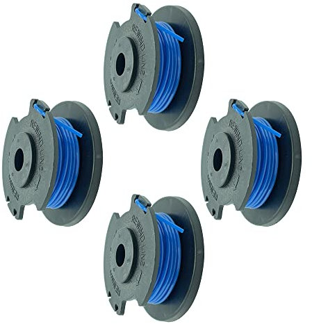 RAC124 Spool Replacement Strimmer Line 1.6mm Compatible with Ryobi OLT1832 RLT183215 RLT2925 RLT1825M13 OLT1831 ONE+ Cordless Grass Trimmer-18v 24v 40v (4pcs)
