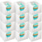 SOL 12 Pack of Individual Cupcake Boxes – 9cm x 9cm x 9cm - Square White Card Boxes with Clear Window – Perfect for Muffins, Cup Cakes, Parties, Events, Weddings, Home Baking