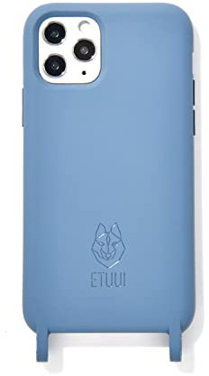 ETUUI Silk Hook Case Samsung Galaxy S21 Ultra in Blueberry - étui de Protection de Haute qualité, étui de Protection Complet pour Smartphone