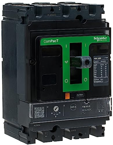 Schneider Electric ComPacT der neuen Generation NSX160N, Leistungsschalter MCCB 3-polig, 80A, Fest