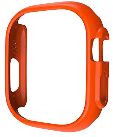 AEMALL Custodia per Apple Watch Ultra 49 mm, custodia protettiva per Iwatch 8 Pro 49 mm, colore: arancione, ultra 49 mm