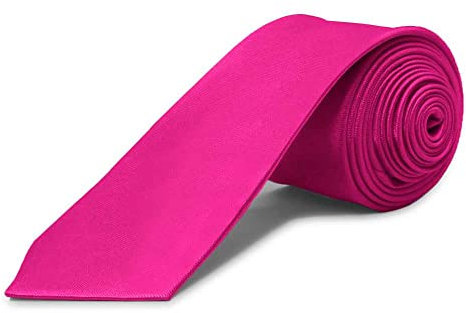 OcioDual Corbata Fucsia, Corbata Hombre, Clásica, Elegante para Celebraciones, Eventos, Corbatas Bodas, Fiestas, Empresarios, Corbatas de Hombre para Regalo, Mens Tie
