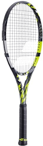 Babolat 102479-370 Pure Aero Tennisschläger, Grip 2, Grau/Gelb/Weiß