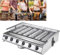 Parrilla De Gas Propano De Mesa Para Exteriores De 6 Quemadores, Parrillas De Barbacoa Portátiles De Acero Inoxidable Parrilla Sin Humo Parrilla De Barbacoa Mesa Para Acampar Picnics Jardín Fiesta En