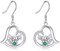 Axolotl Ohrringe für Frauen Sterling Silber Axolotl Dangle Drop Ohrringe für Mädchen