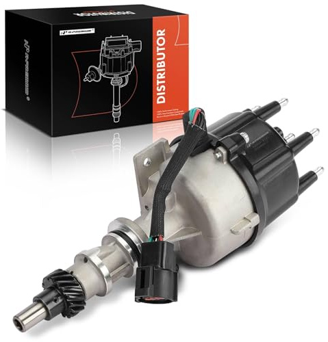 A-Premium Ignition Distributor with Cap and Rotor Compatible with Ford F-150 F-250 F-350, E-150 E-250 E-350 Econoline, E-150 E-350 Econoline Club Wagon 1992-1996, 4.9L