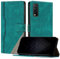 Netany Funda para Vivo Y20 2020 V2029 / Y20i V2027 / Y20s 2020, Funda Libro de Cuero con Ranura Cierre Magnético Soporte Plegable Carcasa Protectora (Verde)