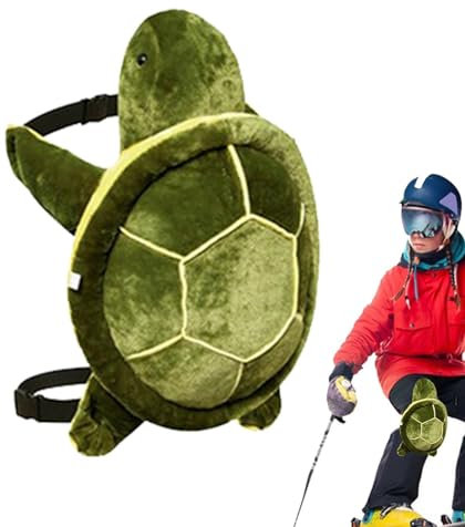Samuliy Snowboard Turtle Pad - Hip Pad Niedliche Snowboard Knieschützer - Schildkröten-Hüftschutz, Anti-Fall, weiche Ski-Schutzpolster für Snowboarden, Skaten, Kinder und Erwachsene
