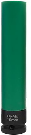 Shkalacar 21 mm Lug Nut Impact Socket 1/2'' Drive, CR-MO Non-Marring Extra Deep Thin Wall Wheel Lug Nut Socket